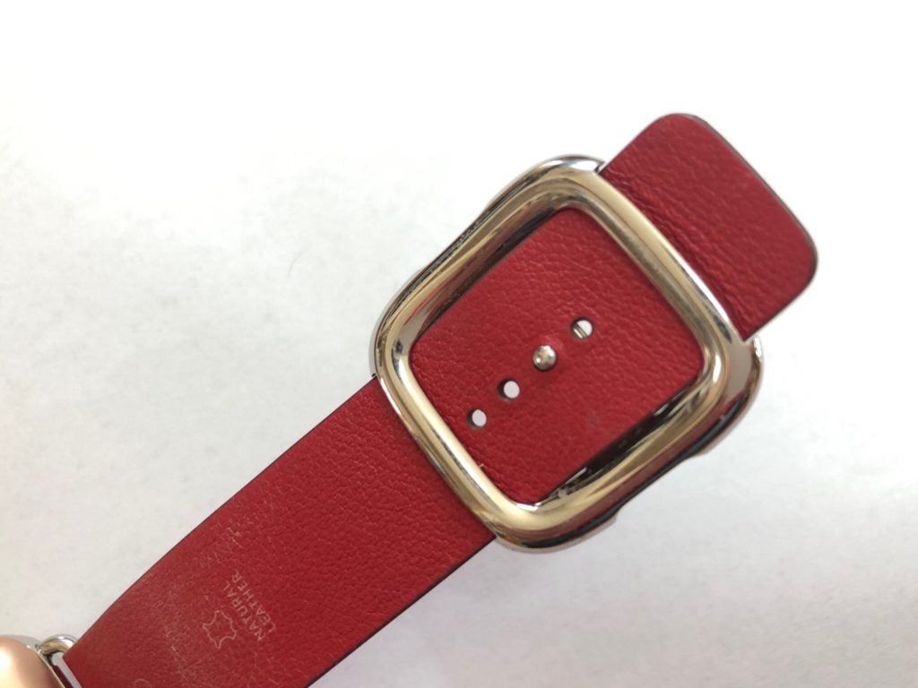 40mmケース用ルビー(PRODUCT)REDモダンバックルバンド | Mobile HIROKO